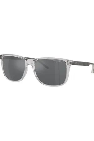 Armani Exchange Man Sunglasses AX4070S - Frame color: Shiny Grey, Lens color: