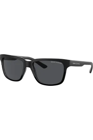 Armani Exchange Unisex Sunglasses AX4026S - Frame color: Matte & Shiny Black, Lens color: