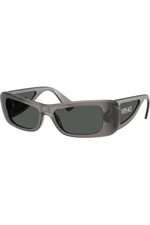 VERSACE Woman Sunglasses VE4481 - Frame color: Grey Glitter Transparent, Lens color: