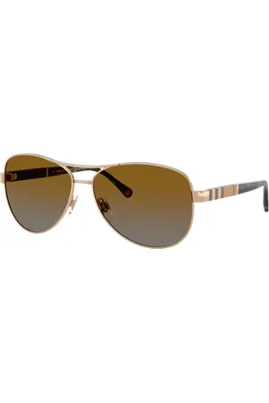 Burberry Woman Sunglasses BE3080 - Frame color: Light Gold, Lens color: