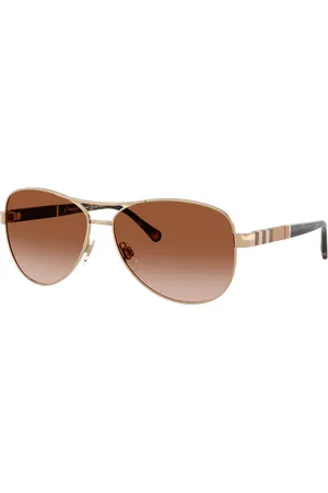 Burberry Woman Sunglasses BE3080 - Frame color: Light Gold, Lens color: