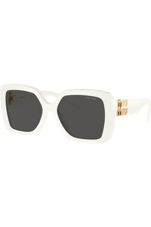Miu Miu Woman Sunglasses MU 10YS - Frame color: White, Lens color: