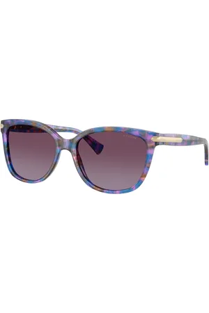 Coach Woman Sunglasses HC8132 L109 - Frame color: Purple Confetti Tortoise, Lens color: