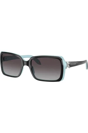 Tiffany & Co. Woman Sunglasses TF4047B - Frame color: Black On Tiffany Blue, Lens color: