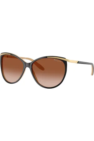 Ralph Lauren Woman Sunglasses RA5150 - Frame color: Shiny Black On Nude & Gold, Lens color:
