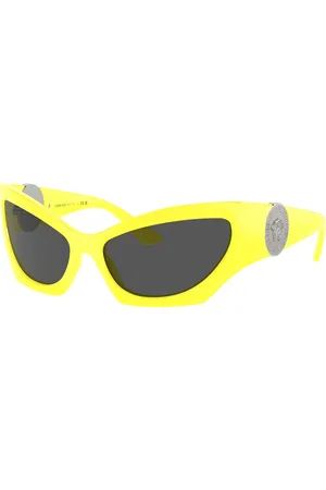 VERSACE Woman Sunglasses VE4450 - Frame color: Yellow, Lens color: