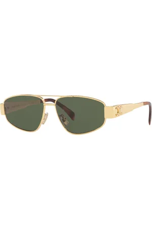 Céline Man Sunglasses Metal Triomphe Cl40281U - Frame color: Gold, Lens color:
