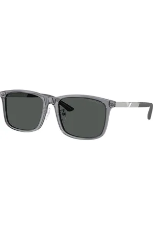 Emporio Armani Man Sunglasses EA4241D - Frame color: Shiny Transparent Grey, Lens color: