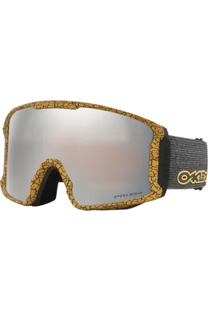 Oakley Unisex Sunglasses OO7070 Line Miner™ L Stale Sandbech Signature Series Snow Goggles - Frame color: Black Heathered, Lens color: Prizm Snow Bl