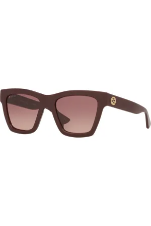 Gucci Woman Sunglasses GG1714S - Frame color: Burgundy, Lens color: