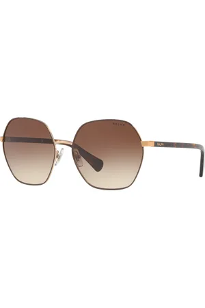 Ralph Lauren Woman Sunglasses RA4124 - Frame color: Brown Rims On Shiny Brown, Lens color: