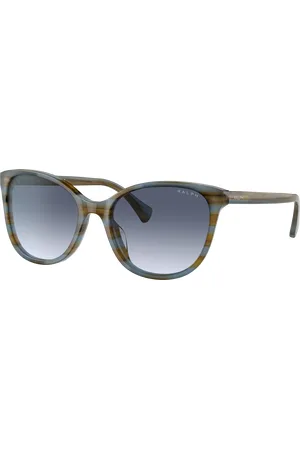 Ralph Lauren Woman Sunglasses RA5282U - Frame color: Striped Brown Blue, Lens color: