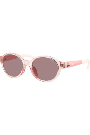 Ralph Lauren Unisex Sunglasses PP9510U - Frame color: Shiny Transparent Pink, Lens color: