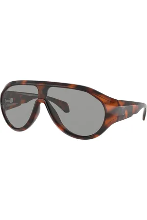 Moncler Unisex Sunglasses ME8009U BOMBOLLE - Frame color: Shiny Havana, Lens color: