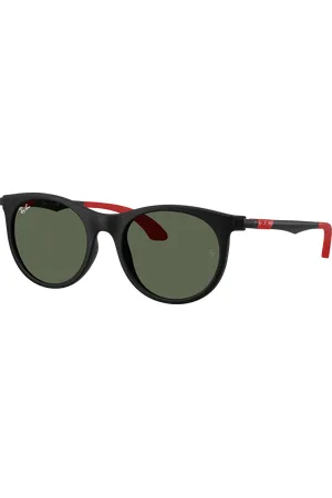Ray-Ban Unisex Sunglasses RB9082S Kids - Frame color: Matte Black, Lens color: