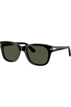 Persol Unisex Sunglasses PO3372S - Frame color: Black, Lens color: