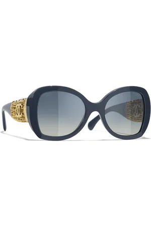 CHANEL Woman Sunglasses Butterfly Sunglasses CH5531A - Frame color: Grey, Lens color: