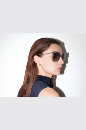 Burberry Woman Sunglasses BE4323 Caroll - Frame color: Brown Check, Lens color: