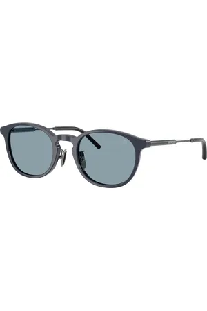 Moncler Unisex Sunglasses ME6011D BARBB - Frame color: Shiny Dark Blue, Lens color: