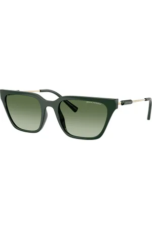 Armani Exchange Woman Sunglasses AX4158S - Frame color: Shiny Green, Lens color: