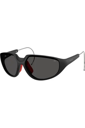 Moncler Unisex Sunglasses ME8008 LASZER - Frame color: Matte Black, Lens color:
