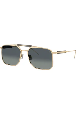 Brunello Cucinelli Man Sunglasses BC2005ST - Frame color: Gold Plated, Lens color: