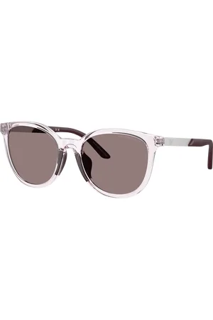 Emporio Armani Unisex Sunglasses EK4007U - Frame color: Shiny Transparent Pink, Lens color: