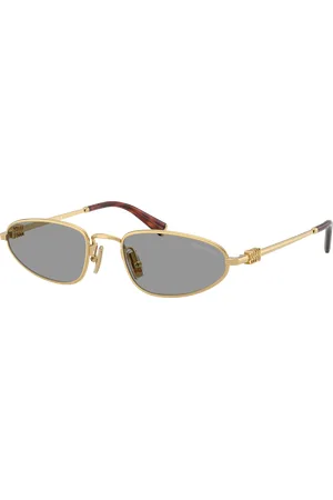 Miu Miu Woman Sunglasses MU A52S - Frame color: Gold, Lens color: