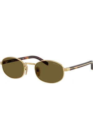 Prada Woman Sunglasses PR B53S - Frame color: Gold, Lens color: