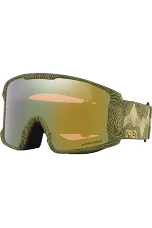Oakley Unisex Sunglasses OO7070 Line Miner™ L Sage Kotsenburg Signature Series Snow Goggles - Frame color: Green, Lens color: Prizm Sage Gold Iridiu