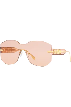 Fendi Woman Sunglasses FE40067U - Frame color: Gold Shiny, Lens color: