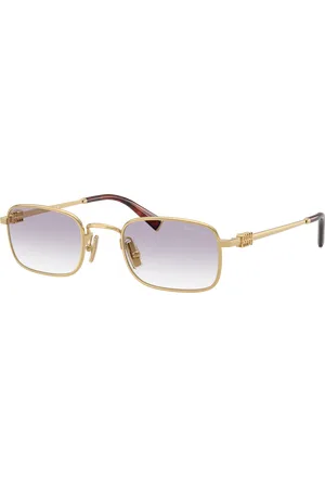 Miu Miu Woman Sunglasses MU A53S - Frame color: Gold, Lens color: