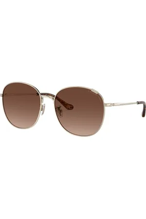 Coach Woman Sunglasses HC7134 C7996 - Frame color: Shiny Light Gold, Lens color: