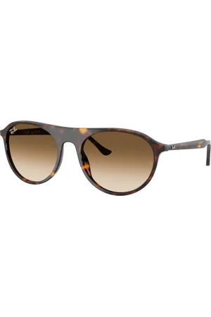 Ray-Ban Unisex Sunglasses RB2215F - Frame color: Havana, Lens color: