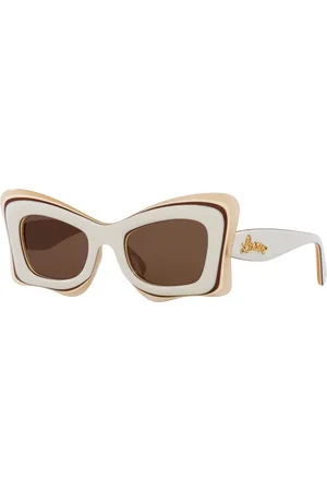Loewe Woman Sunglasses Paulas Ibiza LW40140U - Frame color: Ivory, Lens color: