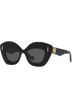 Loewe Woman Sunglasses Anagram Lw40127I - Frame color: Black Shiny, Lens color:
