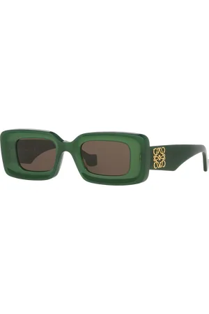 Loewe Woman Sunglasses LW40101I - Frame color: Green, Lens color: