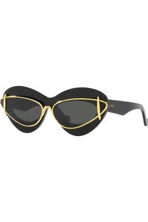 Loewe Woman Sunglasses Double Frame LW40119I - Frame color: Black, Lens color:
