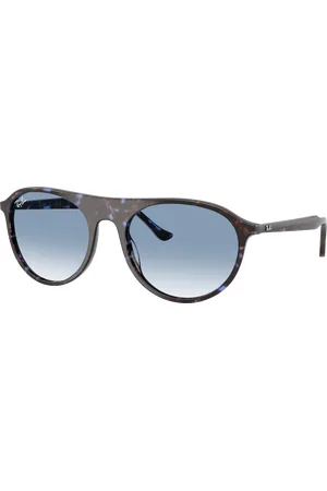 Ray-Ban Unisex Sunglasses RB2215 - Frame color: Havana Blue Tortoiseshell, Lens color: