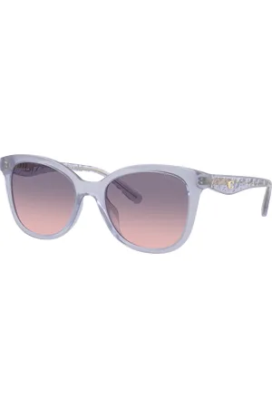 Coach Woman Sunglasses HC8419U CAD25 - Frame color: Milky Purple, Lens color: