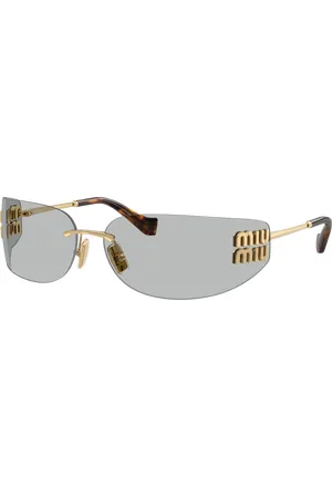 Miu Miu Woman Sunglasses MU A51S - Frame color: Gold, Lens color: