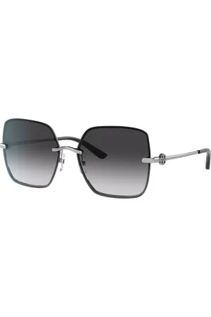 Tory Burch Woman Sunglasses TY6080 - Frame color: Silver, Lens color: