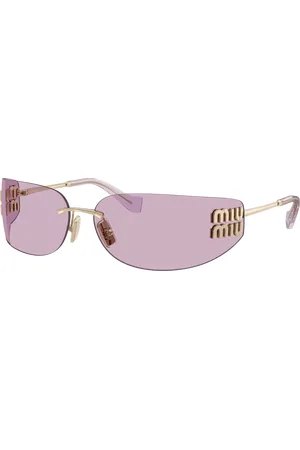 Miu Miu Woman Sunglasses MU A51S - Frame color: Pale Gold, Lens color: