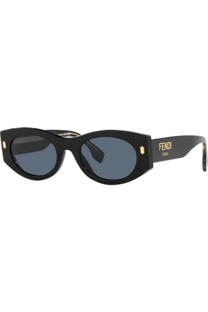 Fendi Woman Sunglasses Roma Fe40125I - Frame color: Black Shiny, Lens color: