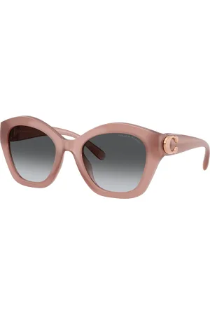 Coach Woman Sunglasses HC8421U CAD31 - Frame color: Milky Buff, Lens color:
