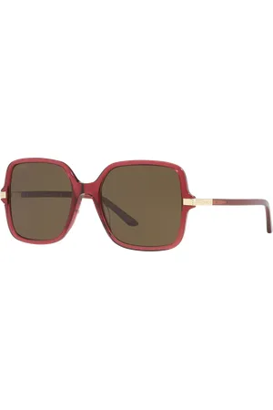 Gucci Woman Sunglasses GG1449S - Frame color: Burgundy, Lens color: