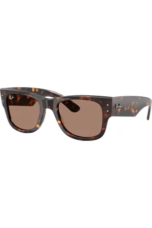 Ray-Ban Unisex Sunglasses RB0840S Mega Wayfarer Summer Capsule - Frame color: Havana, Lens color: