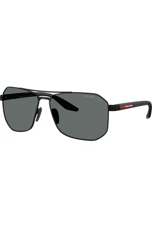 Prada Man Sunglasses PS A53S - Frame color: Rubber Black, Lens color:
