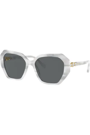 Swarovski Woman Sunglasses SK6017 - Frame color: White, Lens color: