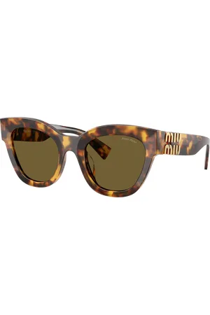 Miu Miu Woman Sunglasses MU 01YS - Frame color: Havana Honey, Lens color: